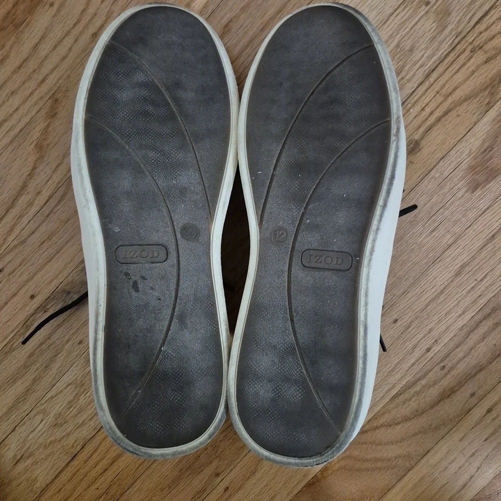 IZOD Men's PALMER Chukka Boots Black Casual Shoes Size 12